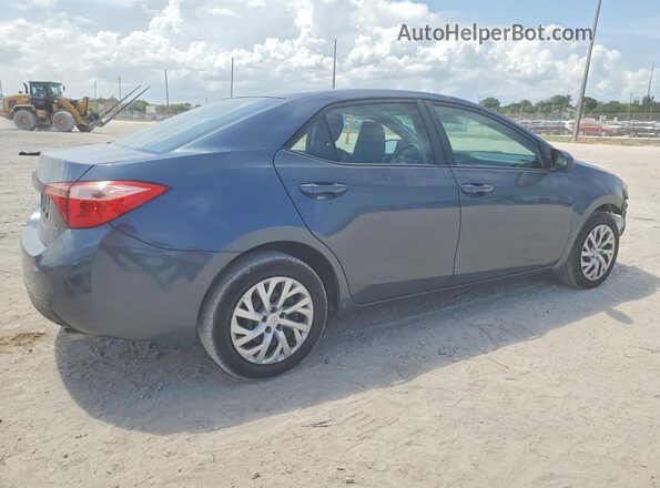 2T1BURHE4KC164572 2019 TOYOTA COROLLA Серый Задняя правая четверть