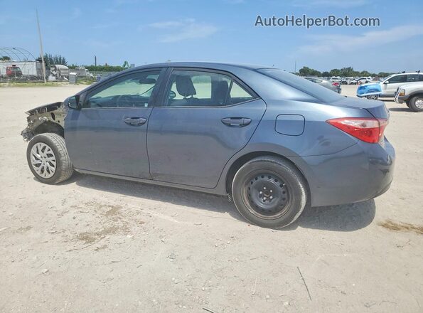 2T1BURHE4KC164572 2019 TOYOTA COROLLA Серый Задняя левая четверть