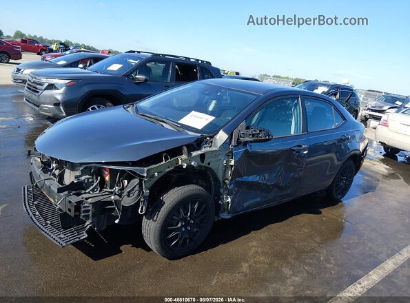 2T1BURHE4KC193148 2019 TOYOTA COROLLA Blue Front left