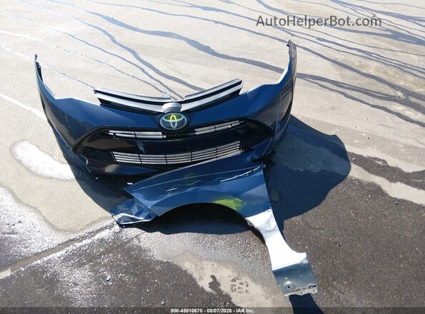 2T1BURHE4KC193148 2019 TOYOTA COROLLA Blue Instrument cluster view