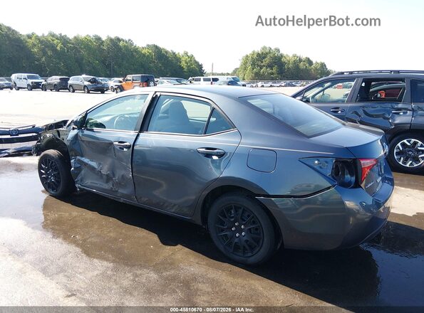 2T1BURHE4KC193148 2019 TOYOTA COROLLA Blue Rear left