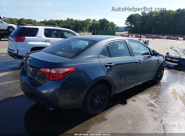 2T1BURHE4KC193148 2019 TOYOTA COROLLA Blue Rear right