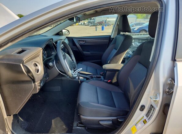 2T1BURHE4KC194428 2019 TOYOTA COROLLA Silver Вид салону спереду