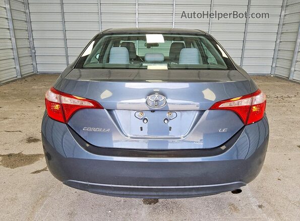 2T1BURHE4KC194753 2019 TOYOTA COROLLA Gray Вид ззаду