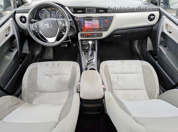 2T1BURHE4KC194753 2019 TOYOTA COROLLA Gray Вид панелі приладів