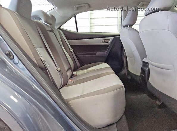 2T1BURHE4KC194753 2019 TOYOTA COROLLA Gray Вид задніх сидінь