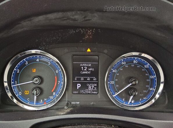 2T1BURHE4KC194753 2019 TOYOTA COROLLA Gray Вид щитка приладів