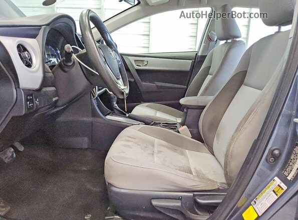 2T1BURHE4KC194753 2019 TOYOTA COROLLA Gray Вид салону спереду