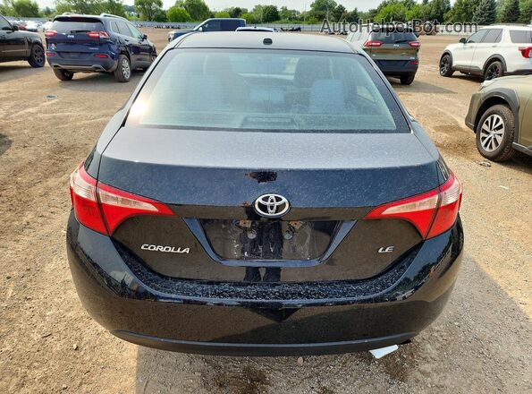 2T1BURHE4KC202334 2019 TOYOTA COROLLA Black Rear view