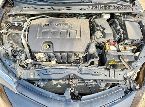2T1BURHE4KC202334 2019 TOYOTA COROLLA Black Rear interior view