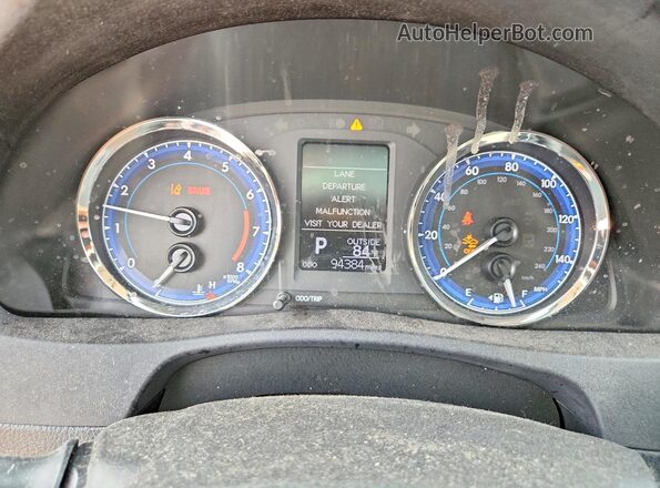 2T1BURHE4KC202334 2019 TOYOTA COROLLA Black Instrument cluster view