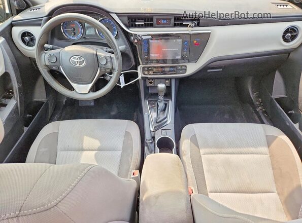 2T1BURHE4KC202334 2019 TOYOTA COROLLA Black Dashboard view