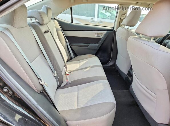 2T1BURHE4KC202334 2019 TOYOTA COROLLA Black Rear seats view