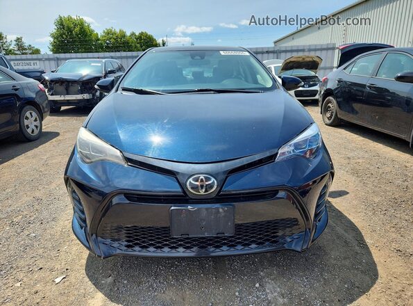 2T1BURHE4KC207453 2019 TOYOTA COROLLA Blue წინა ხედი