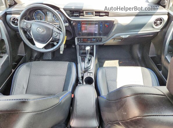 2T1BURHE4KC207453 2019 TOYOTA COROLLA Blue წინა პანელის ხედი