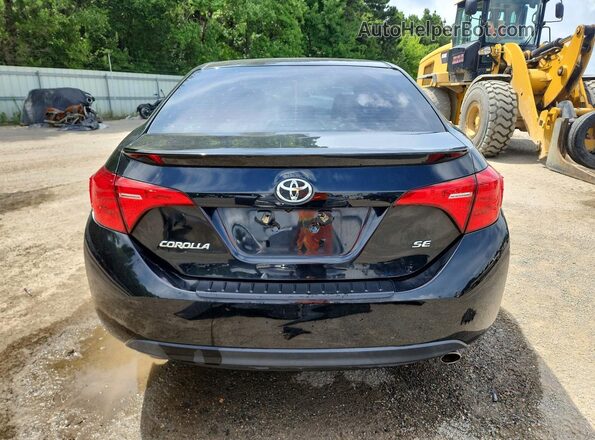2T1BURHE4KC217433 2019 TOYOTA COROLLA Black Вид ззаду