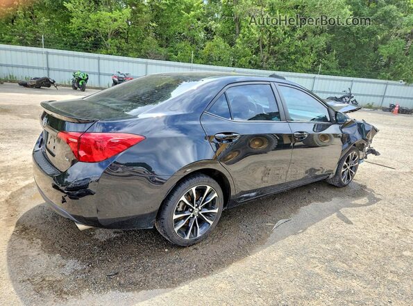 2T1BURHE4KC217433 2019 TOYOTA COROLLA Black Задня права чверть