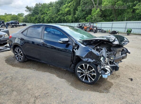 2T1BURHE4KC217433 2019 TOYOTA COROLLA Black Передня права чверть