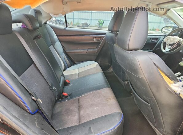 2T1BURHE4KC217433 2019 TOYOTA COROLLA Black Вид задніх сидінь