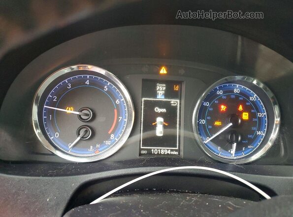 2T1BURHE4KC219179 2019 TOYOTA COROLLA Blue Սարքավորումների վահանակի տեսք