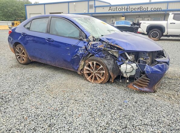 2T1BURHE4KC219179 2019 TOYOTA COROLLA Blue Առջևի աջ