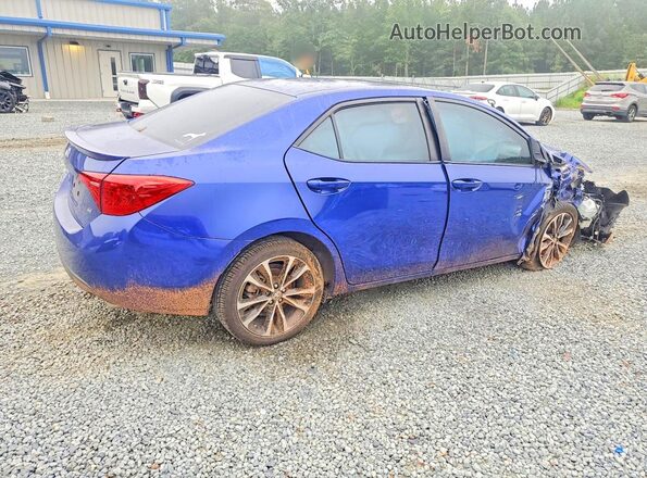 2T1BURHE4KC219179 2019 TOYOTA COROLLA Blue Հետևի աջ