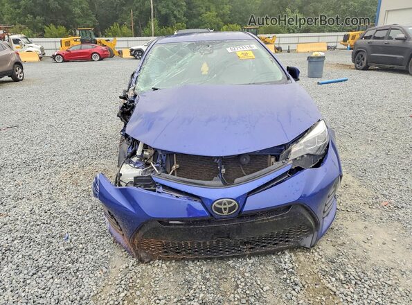 2T1BURHE4KC219179 2019 TOYOTA COROLLA Blue Դիմացի տեսք