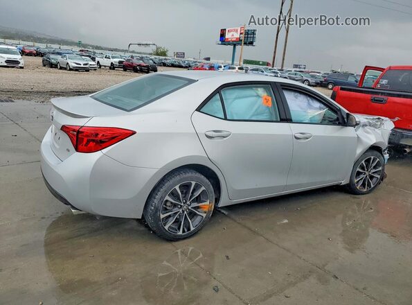 2T1BURHE4KC225354 2019 TOYOTA COROLLA Silver უკანა მარჯვენა