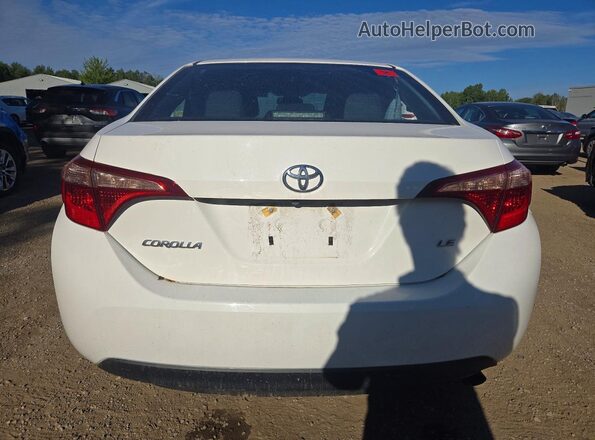 2T1BURHE4KC226519 2019 TOYOTA COROLLA White Вид ззаду