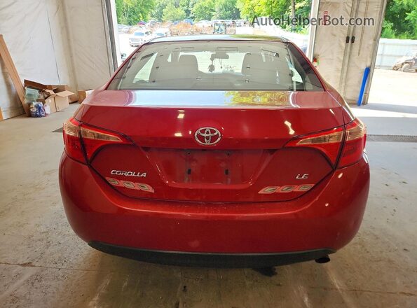 2T1BURHE4KC230571 2019 TOYOTA COROLLA Red Вид ззаду