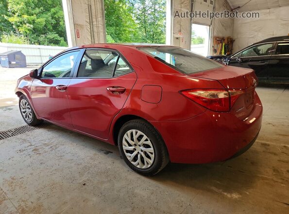 2T1BURHE4KC230571 2019 TOYOTA COROLLA Red Задня ліва чверть