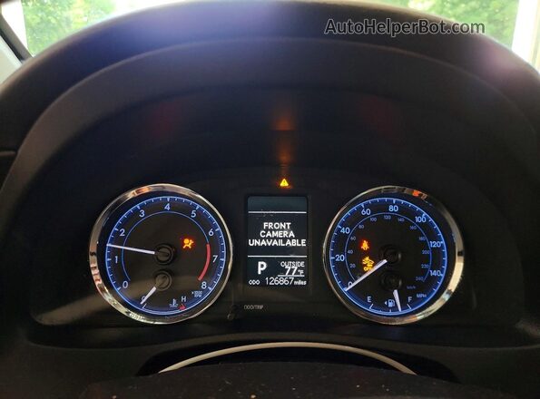 2T1BURHE4KC230571 2019 TOYOTA COROLLA Red Вид щитка приладів