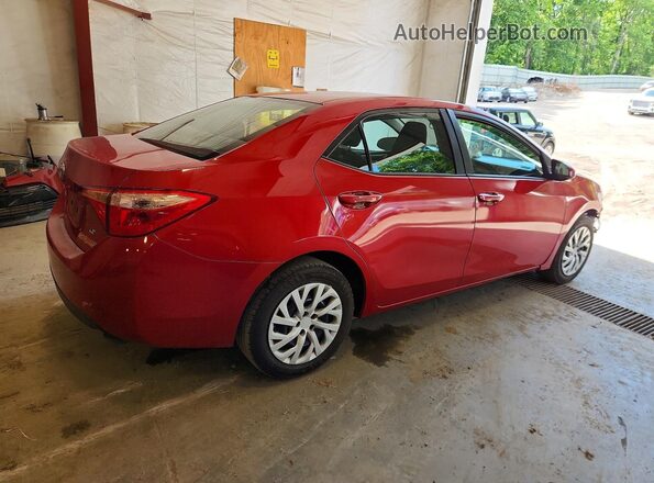 2T1BURHE4KC230571 2019 TOYOTA COROLLA Red Задня права чверть