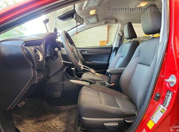 2T1BURHE4KC230571 2019 TOYOTA COROLLA Red Вид салону спереду