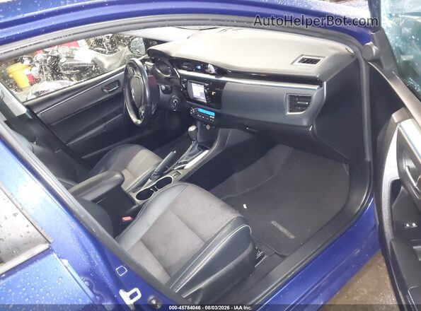 2T1BURHE5GC488623 2016 TOYOTA COROLLA Blue Widok wnętrza z przodu