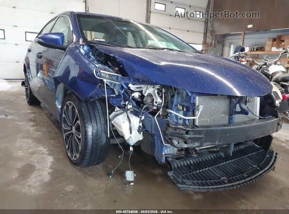 2T1BURHE5GC488623 2016 TOYOTA COROLLA Blue Widok zestawu wskaźników