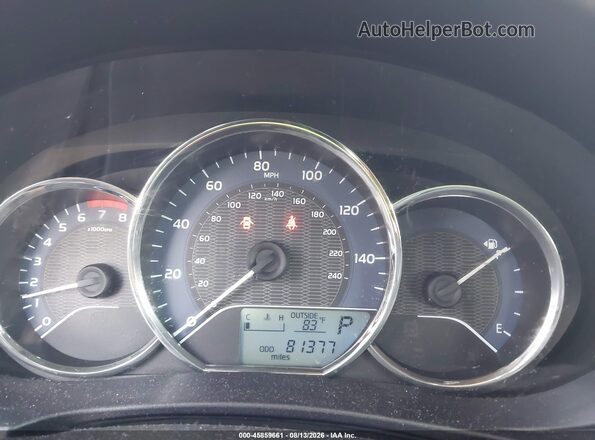 2T1BURHE5GC489433 2016 TOYOTA COROLLA Gray Widok tylnych siedzeń