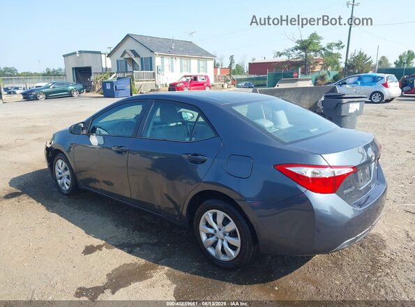 2T1BURHE5GC489433 2016 TOYOTA COROLLA Gray Tył lewy