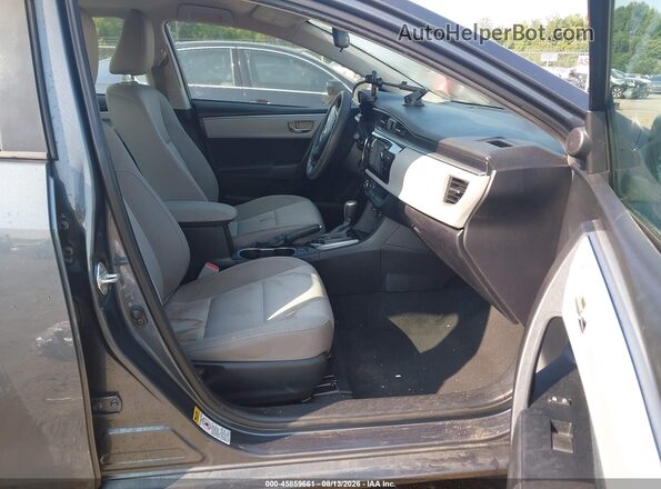2T1BURHE5GC489433 2016 TOYOTA COROLLA Gray Widok wnętrza z przodu