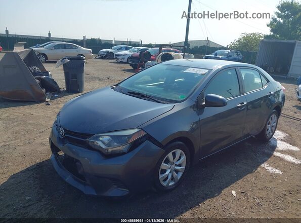2T1BURHE5GC489433 2016 TOYOTA COROLLA Gray Przód lewy