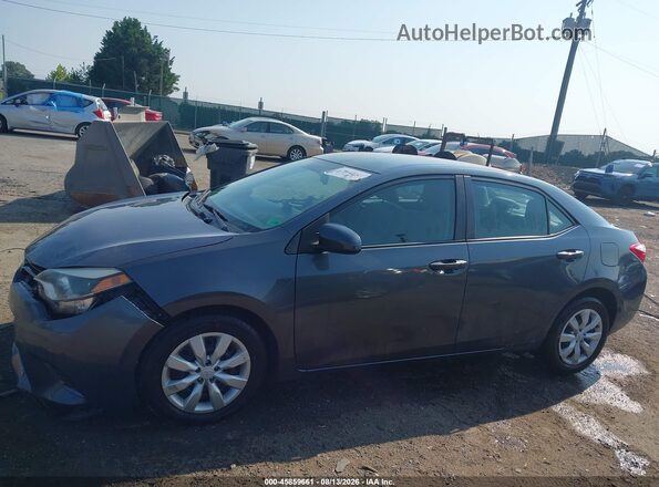 2T1BURHE5GC489433 2016 TOYOTA COROLLA Gray 
