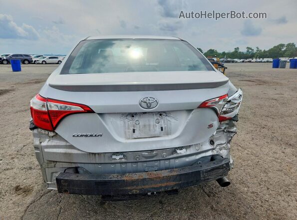 2T1BURHE5GC512936 2016 TOYOTA COROLLA Silver Rear view