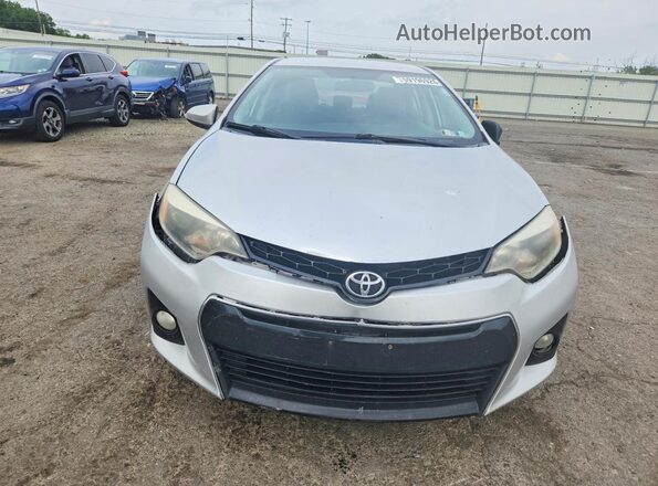 2T1BURHE5GC512936 2016 TOYOTA COROLLA Silver Front view