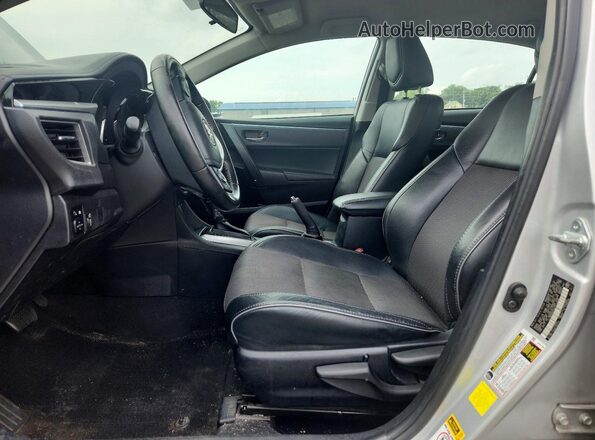2T1BURHE5GC512936 2016 TOYOTA COROLLA Silver Front interior view