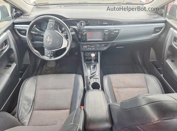 2T1BURHE5GC512936 2016 TOYOTA COROLLA Silver Dashboard view