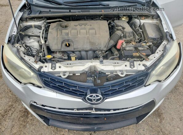2T1BURHE5GC512936 2016 TOYOTA COROLLA Silver Rear interior view