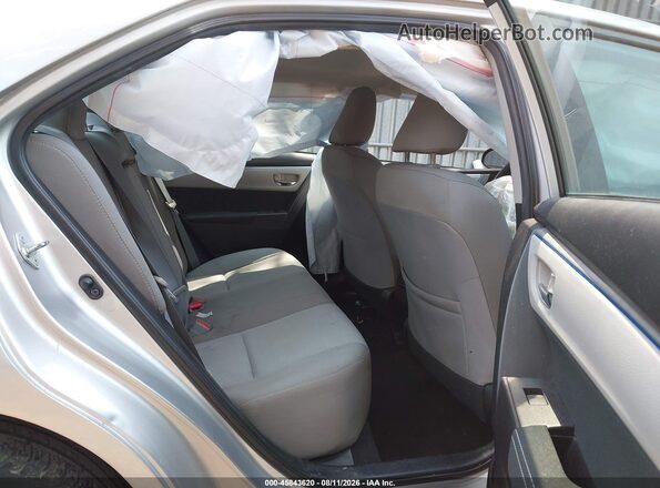 2T1BURHE5GC572702 2016 TOYOTA COROLLA Silver VIN კოდის სტიკერის ხედი