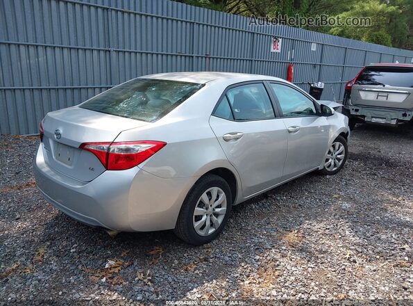2T1BURHE5GC572702 2016 TOYOTA COROLLA Silver უკანა მარჯვენა