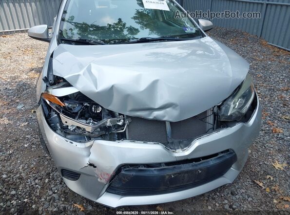 2T1BURHE5GC572702 2016 TOYOTA COROLLA Silver წინა ხედი