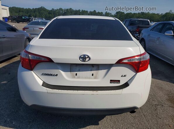 2T1BURHE5GC573316 2016 TOYOTA COROLLA White Rear view